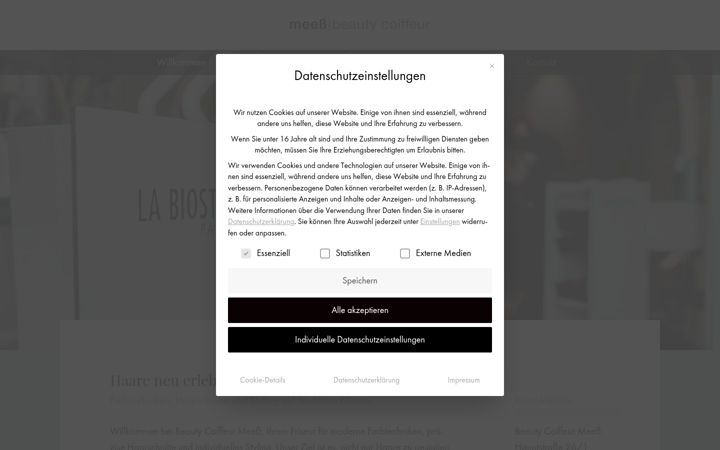 Screenshot of beauty-coiffeur-meess.de