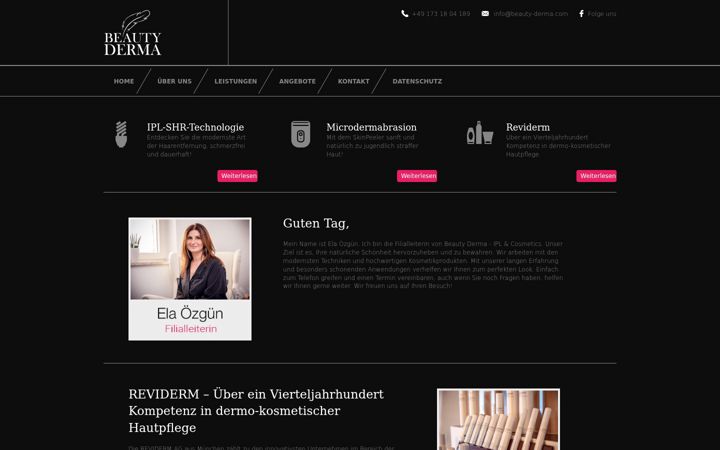 Screenshot of beauty-derma.com