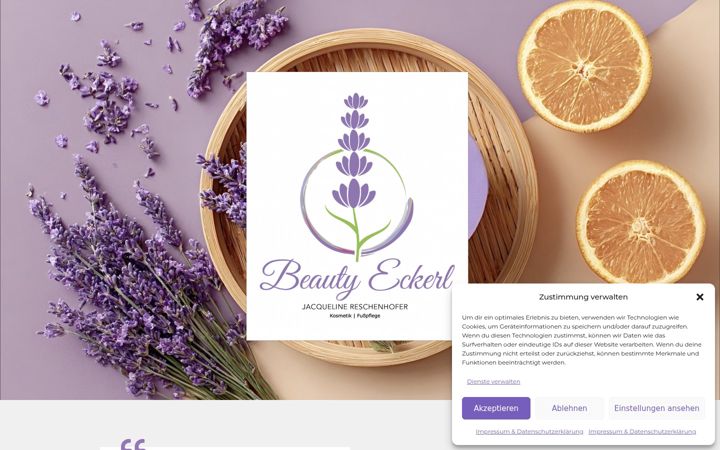 Screenshot of beauty-eckerl.at