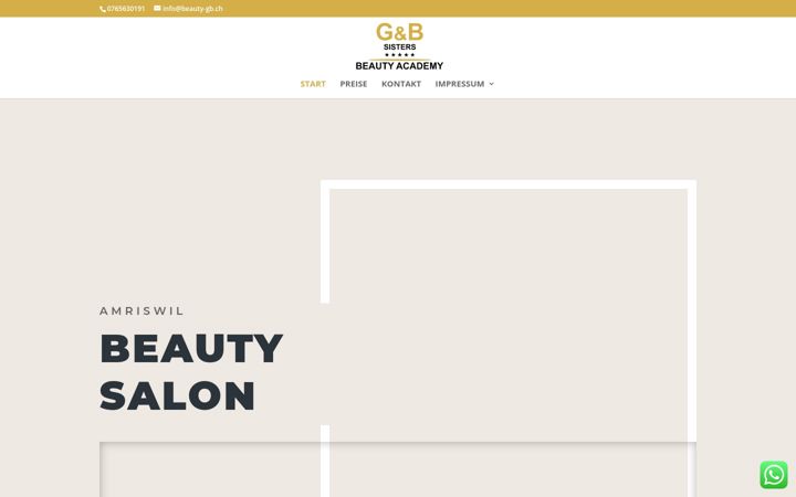 Screenshot of beauty-gb.ch