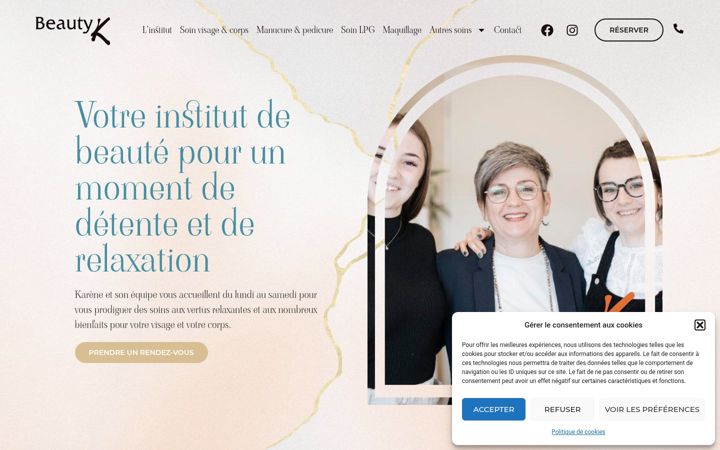 Screenshot of beauty-k01.com