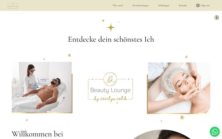 Screenshot of beauty-lounge-cecilya-celik.de