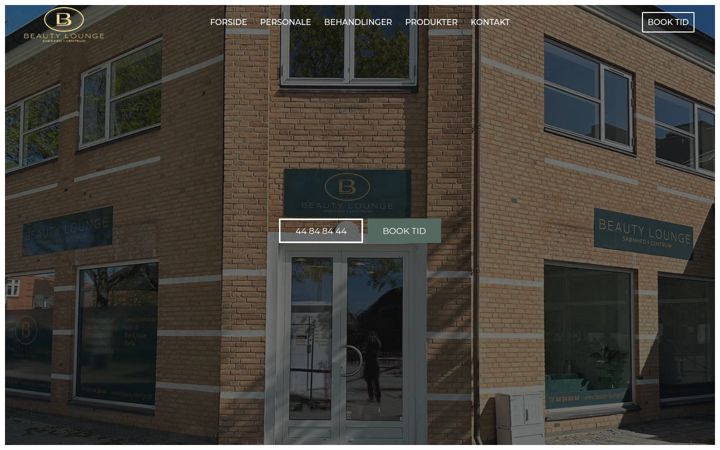 Screenshot of beauty-lounge.dk
