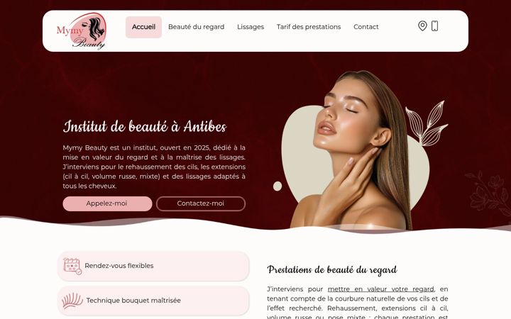 Screenshot of beauty-mymy.fr