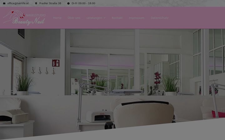 Screenshot of beauty-nail.at