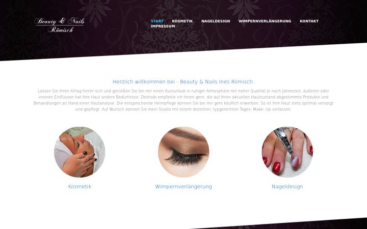 Screenshot of beauty-nails-roemisch.de