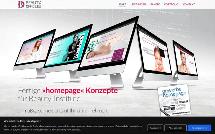 Screenshot stránky beauty-office.eu