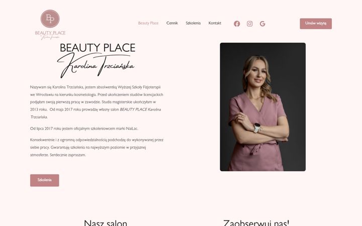 Screenshot of beauty-place.pl