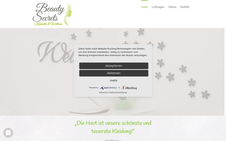 Snímek obrazovky beauty-secrets-oldenburg.de