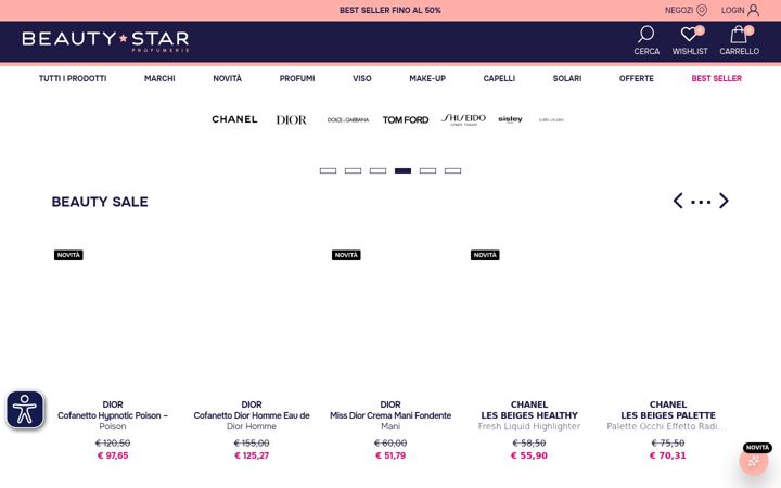 Screenshot of beauty-star.it