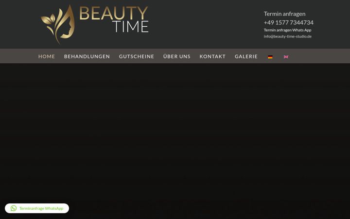 Screenshot of beauty-time-studio.de