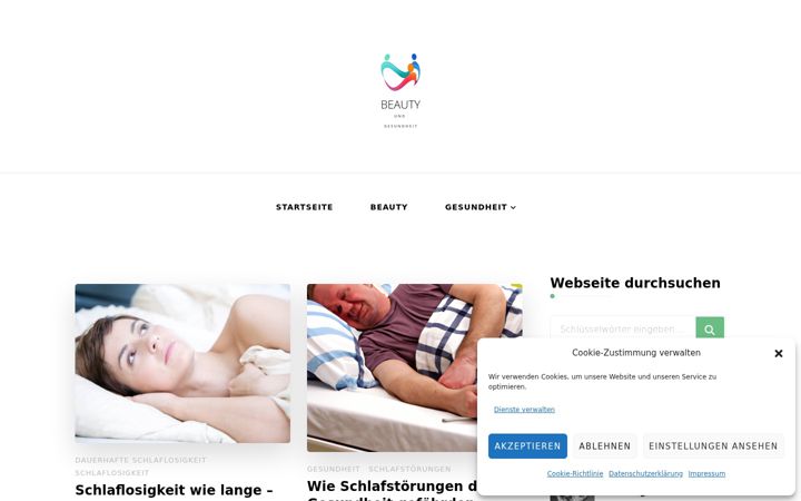 Screenshot of beauty-und-gesundheit24.de