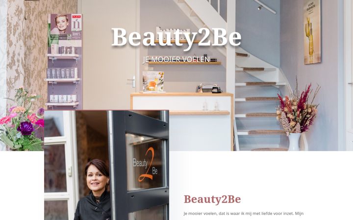 Screenshot of beauty2be-harderwijk.nl