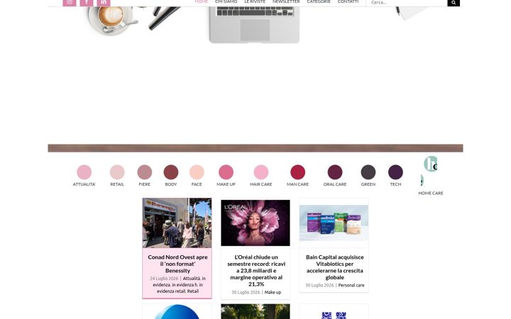 Screenshot of beauty2business.com