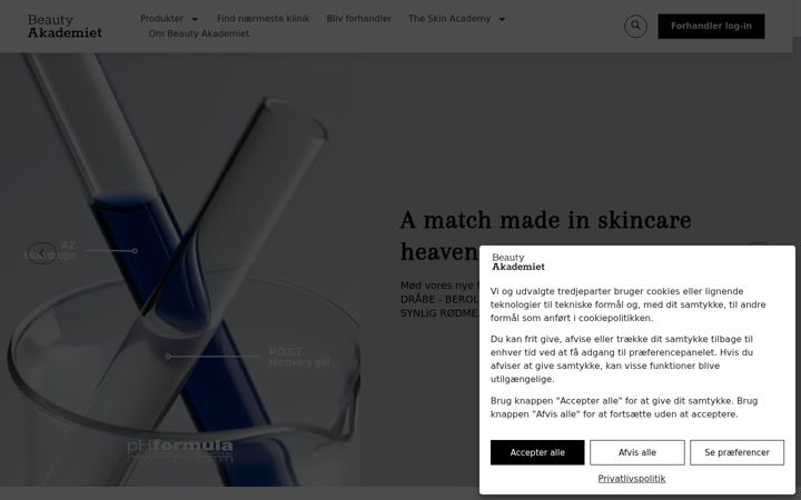 Screenshot of beautyakademiet.dk
