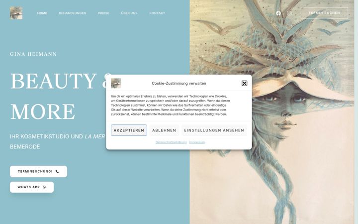 Screenshot of beautyandmore-lamer-kosmetik.com