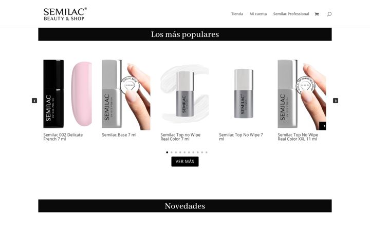 Screenshot of beautyandshopdistribuidor.es