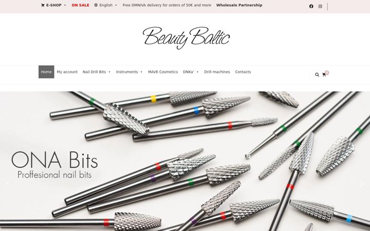 Screenshot of beautybaltic.com
