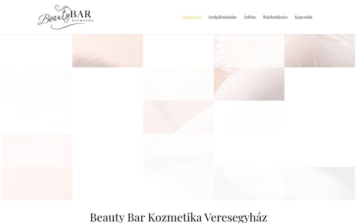 Skjámynd af beautybarkozmetika.hu