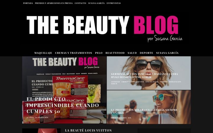 Screenshot of beautyblog.es