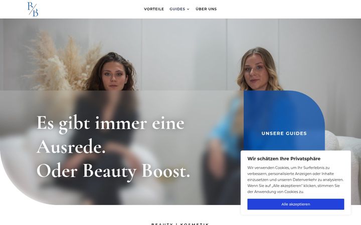 Skærmbillede af beautyboost.ch