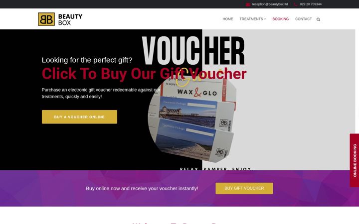 Screenshot of beautybox.ltd