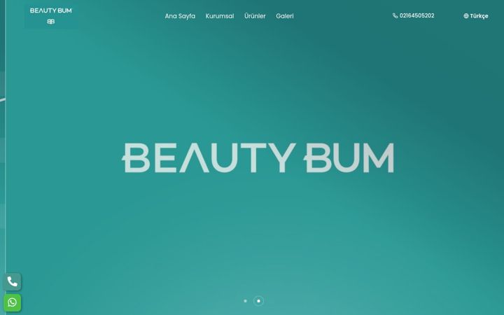 Screenshot of beautybum.com.tr