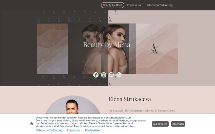 Screenshot von beautybyalena.de