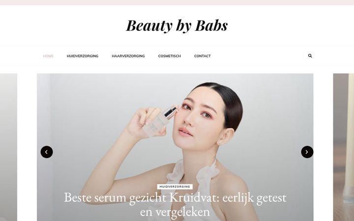 Screenshot stránky beautybybabs.net