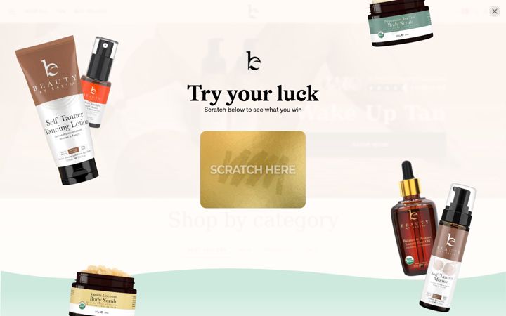 Skärmbild av beautybyearth.com
