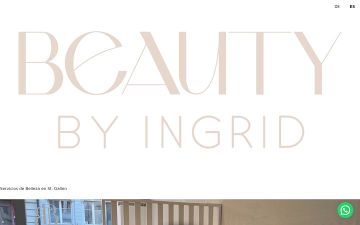 Screenshot of beautybyingrid.ch