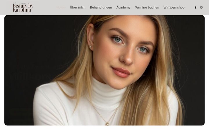Screenshot του beautybykarolina.de