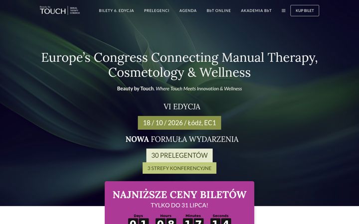 Captura de ecrã de beautybytouch.pl