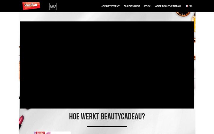 Zrzut ekranu beautycadeau.be
