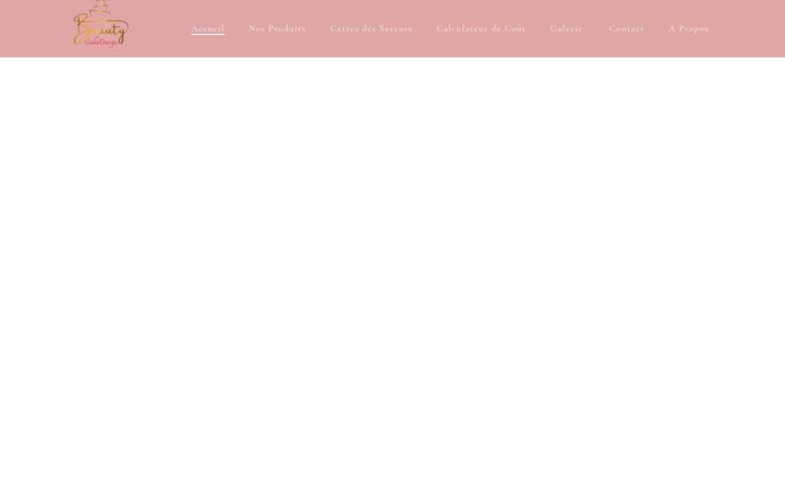 Captura de pantalla de beautycakedesign.fr