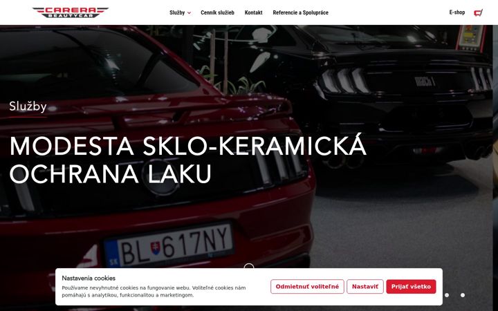 Screenshot of beautycar.sk