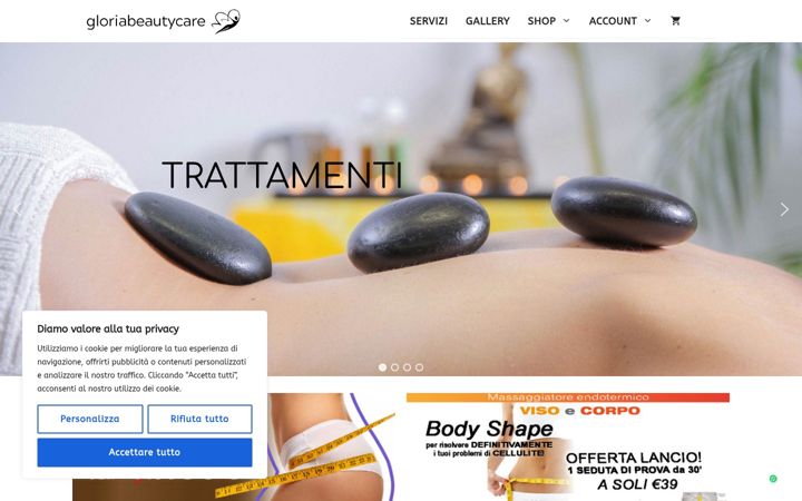 Screenshot of beautycare.center