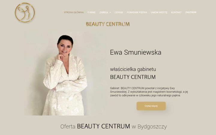 Screenshot of beautycentrum.com.pl
