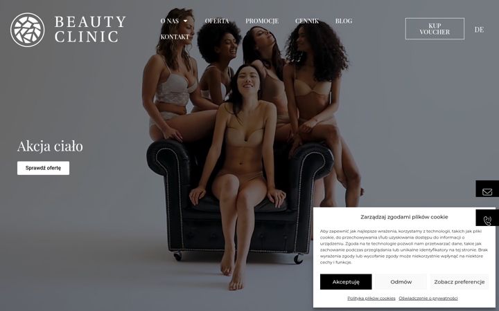 Screenshot of beautyclinic.pl