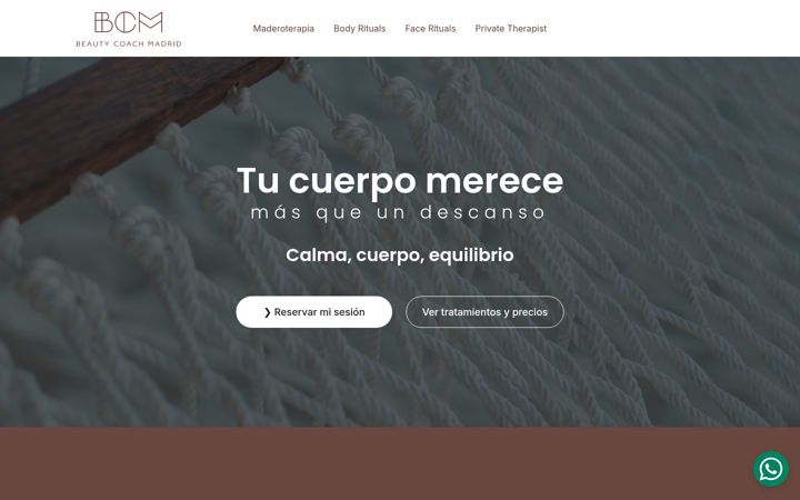 Screenshot of beautycoachmadrid.com