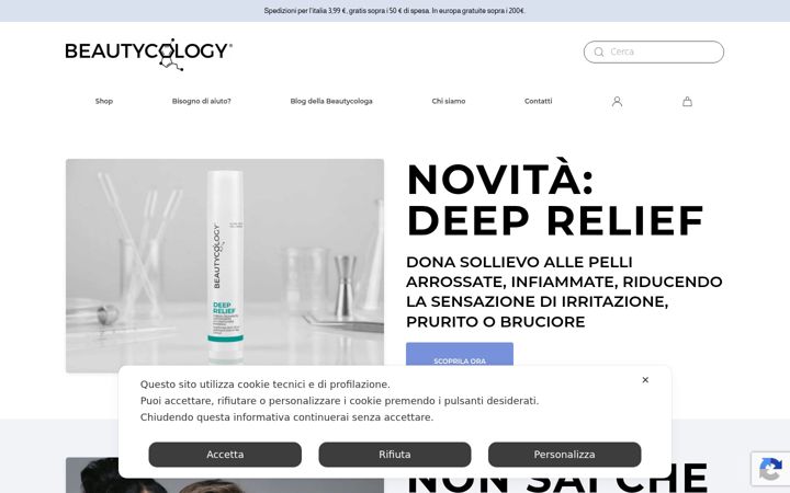 Screenshot of beautycology.it