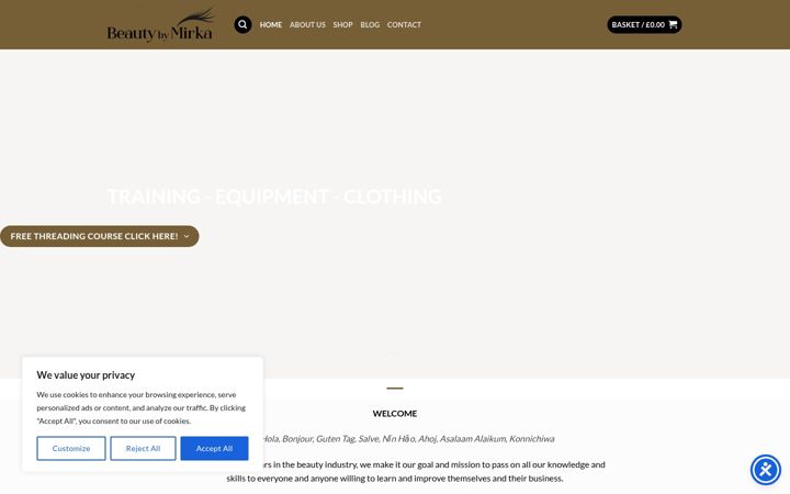 Screenshot ta' beautyeducation.co.uk