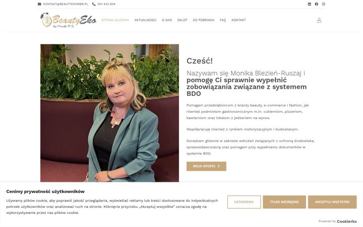 Screenshot of beautyekombr.pl