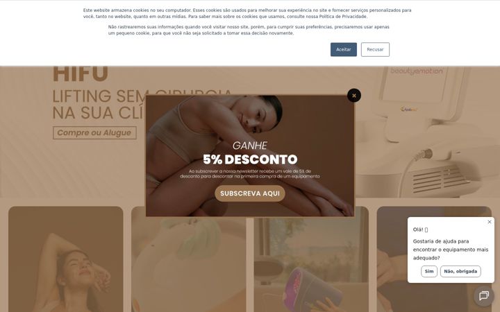 Screenshot of beautyemotion.pt