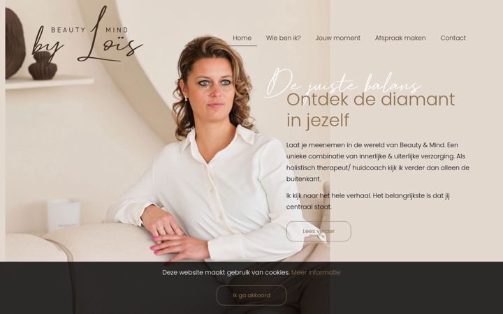 Screenshot of beautyenmind.nl