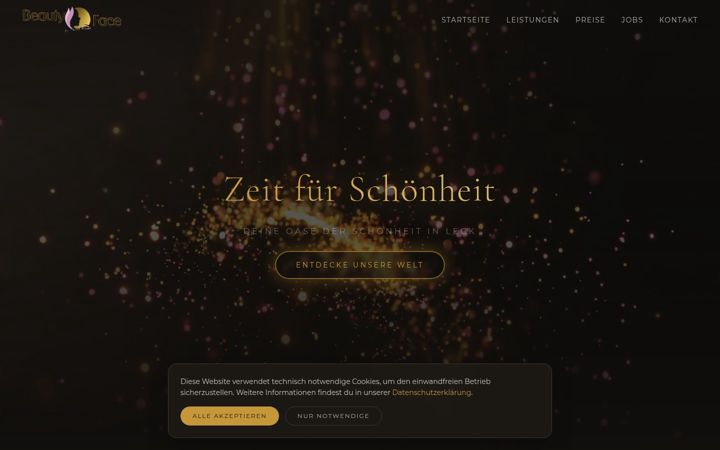 Screenshot of beautyface-germany.com
