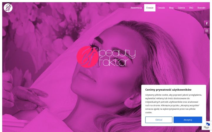 Screenshot von beautyfaktor.pl