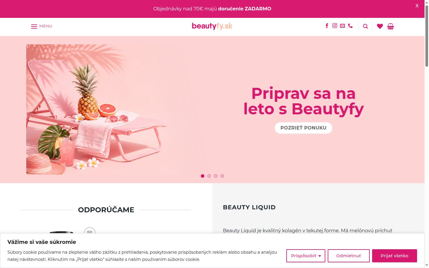 Snímek obrazovky baneru souhlasu zobrazeného před jakoukoli interakcí