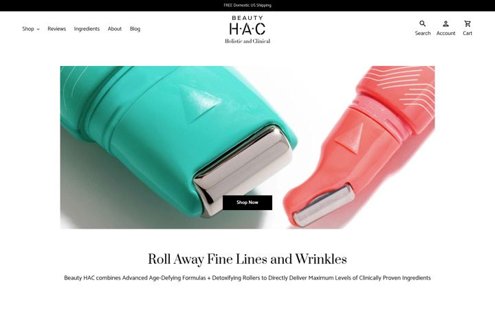 Screenshot of beautyhac.com
