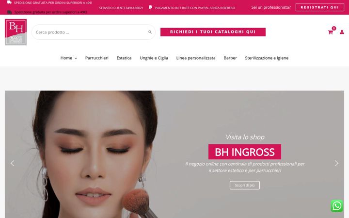 Screenshot of beautyhairingross.com